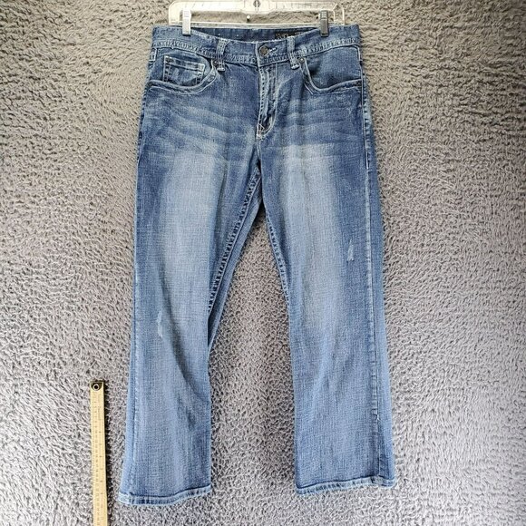 Axel Jeans Mens 32x30 Blue Vintage Boot Denim Mid Rise Classic Fit - Picture 1 of 11